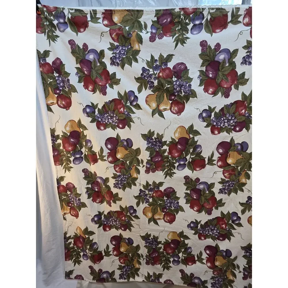 Vintage Avon Fruit Tablecloth 78
